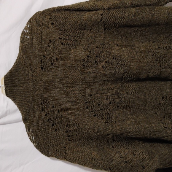 SALE! Zadig & Voltaire Deluxe Open Front Open Knit Batwing Cardigan - Picture 7 of 9